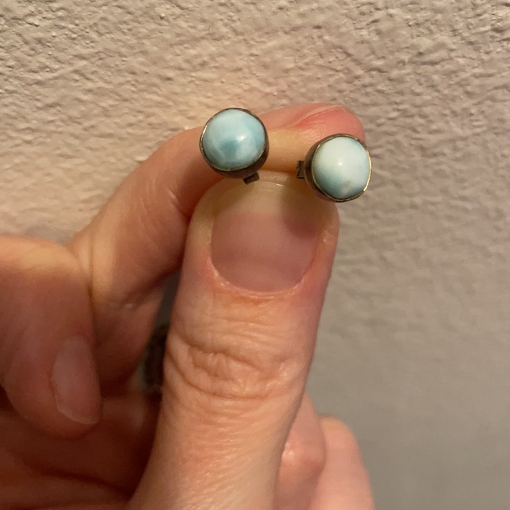 EUC, Larimar Earrings